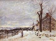 Alfred Sisley Snowy Weather at Veneux-Nadon china oil painting artist